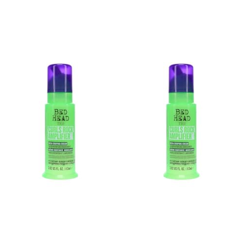 BED HEAD by TIGI - Curls Rock, crema voluminizadora para pelo rizado para unos rizos definidos, 113 ml (Paquete de 2)