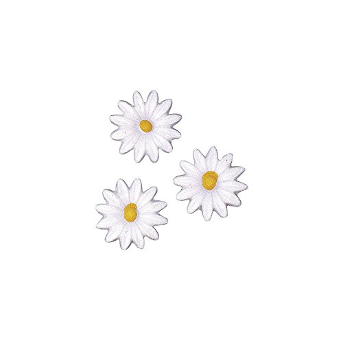 Rayher Wachsmotiv Margeriten, 2,5 cm, 6 Stück, Wachs zum Kerzen...