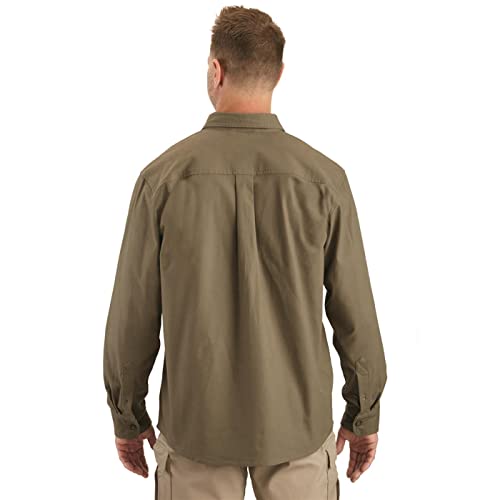 Guide Gear Men's Casual Button Down Shirt, Long Sleeve, Work, Camping, Sportsman's Flex Canvas2