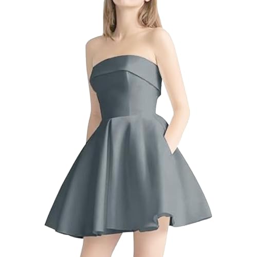 Mini robe élégante sans manches pour invitée de mariage au bal d'été