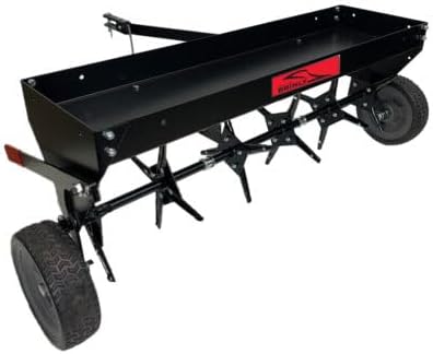 Brinly-Hardy 42 in. Tow Behind Plug Aerator with Easy-Storage Foldable Handle and Weight Tray PA-42BH