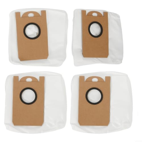Zeroupshop Paquete de 4 bolsas de recogida de polvo para aspiradora Cecotec para Conga 5290 Ultra Robot Accesorios de mantenimiento Set de repuesto
