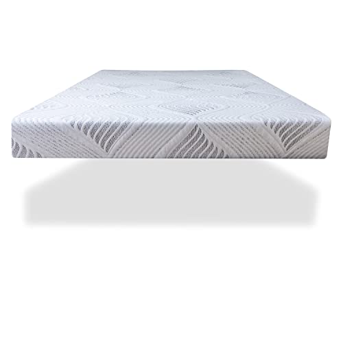 ObusForme 10 inch Queen Bed in a Box Gel Series Mattress | 3 Layer Foam Mattress | Support for Back Sleepers and Side Sleepers | Medium Support | Made in Canada