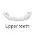 2 Pairs Fake Teeth Veneers Cosmetic Veneers Instant Snap on Perfect Smile Temporary Braces Cover The Imperfect Teeth for You 2 Upper and 2 Lower