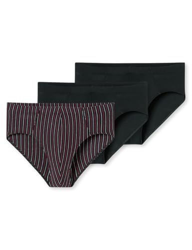 Schiesser Lot de 3 Boxers Supermini en Coton Bio pour le Confort Quotidien