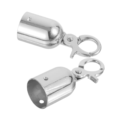 Luxshiny Bouchon Extrémité Cordon Acier Inoxydable Crochet Longe Sécurité Facile à Installer Embout Décoratif Corde Robuste Et Polyvalent Pour Garde-corps Et Longe De Sécurité