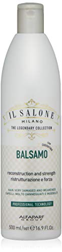 Il Salone Milano Professional Keratin Conditioner for Very Damaged Hair - Reconstruction, Strengthen and Repair - Premium Quality - 16.91 Fl. Oz. / 500ml