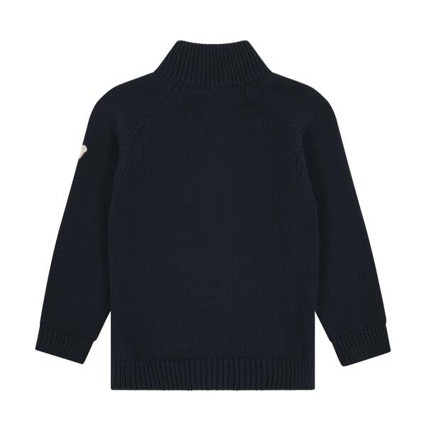 Steiff Sweatjacke EU Größe 116 steiff navy, Kinder Sweat-Jacke, Kapuzen-Jacke für Kleinkinder, weich und bequem, Kinder Sweatshirt, waschmaschinenfest