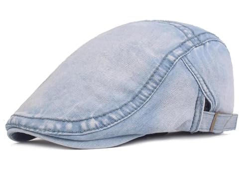 Zacharias Men's Cotton Denim Beret Golf Ascot Cap aa-19 (Pack of ...