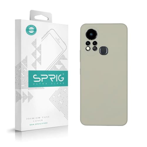Image of SPRIG Compatible with Infinix Hot 11s Phone FlexTone (TPU) Premium Back Cover Drop Tested Shock Proof Mobile Case for Men, Women, Boys and Girls with Camera Protection (White)