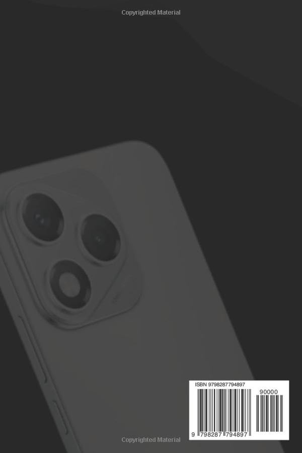 Back cover of the HONOR 400 Pro 5G User Guide book, showing the back of the smartphone and an ISBN barcode.