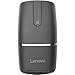Lenovo Yoga Mouse, Black, Ultra slim 13.5mm, 180 degree rotatable hinge, 2.4G or Bluetooth 4.0 wireless connection, Multilayer adaptive touchpad, Rechargeable battery, GX30K69565