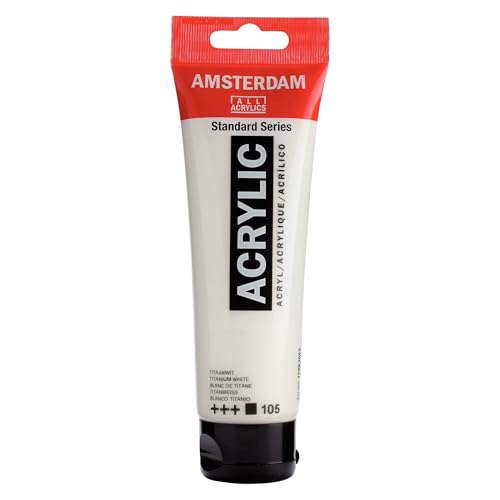 Amsterdam Standard Series Acrylic Tube 120ml Titanium White...