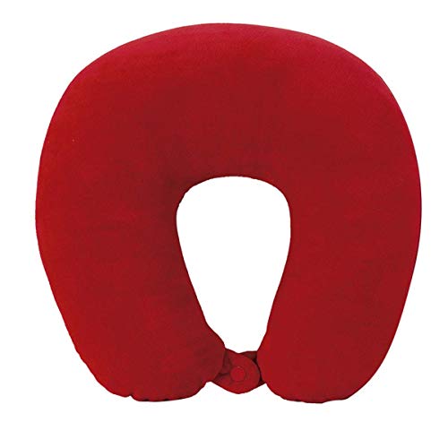 Travesseiro De Viagem (Pescoço), Vermelho, Jolitex