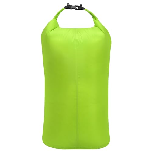 Desoto Waterproof Dry Bag - Roll Top Waterproof Backpack Sack Keeps Gear Dry, PU5000mm, for Kayaking,Boating, Hiking, Camping (Green, 10L)
