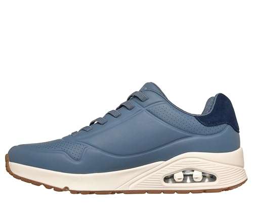 Image of Skechers Men's Uno Tailored Air Sneaker | Walking, Air-Cooled Memory Foam, Skech-Air Visible Airbag, No Tie Fit