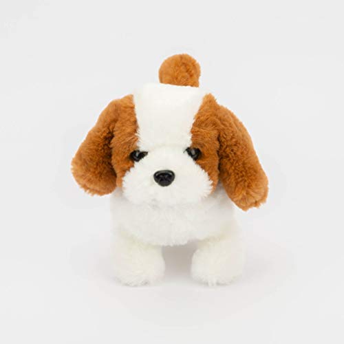Plush White Labrador Electronic Interactive Toy Walking,Barking,Wagging Tail,Stretching Puppy Dog 7 Inches Gifts for Kids (Saint Bernard) - Thumbnail 2