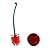 Cherry Toilet Brush and Holder, Cute Design, Premium Quality Household Toilet Bowl Brush with Solid Handle and Durable Bristles for Bathroom Cleaning