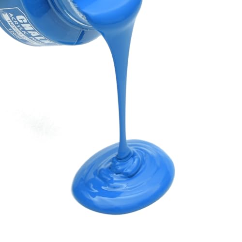 Image of Little Birdie Home Decor Chalk Paint Indigo Rush - 120ml |Chalk Paint for Wood Furniture, Wall, Home Decor, Glass, Terracotta Pots & Matte Acrylic Chalk Paint | Multi Surface Paint
