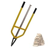 Manueller Holzspalter, Handheld Log Splitter Werkzeug für Brennholz, Spaltet sich schnell für Kamin und Lagerfeuer im Freien