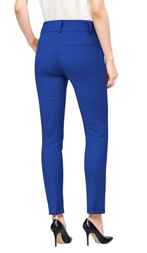 Hybrid & Company Womens Super Comfy Flat Front Stretch Trousers Chino Pants3