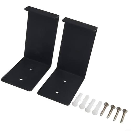 Juego de 2 soportes de almacenamiento de pared para snowboard para uso en interiores con compatibilidad con tabla de esquí y surf, construcción de acero resistente (mediano)