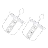 PEPLAYTAL 2 Stück Drehbare Kleiderbügel aus Hochwertigem mit Hutklammern Rutschfestes...