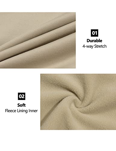 Little Donkey Andy Men's Half Zip Pullover Jacket,Polar Fleece Warm Elastic Long Sleeve Pilling Resistance Sweatshirts4