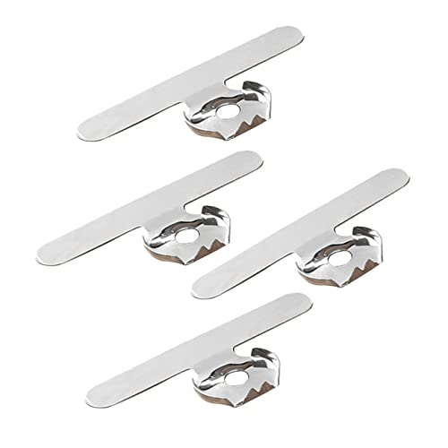 VINTORKY 4-piece Garlic Peeler Set Steel Perfect for Kitchen Items Manual Garlic Peeling Tools