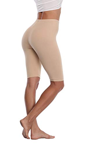 Kotii Women's Buttery Soft Short Leggings Modal Cotton Shorts Under Dresses Leggings Pants3
