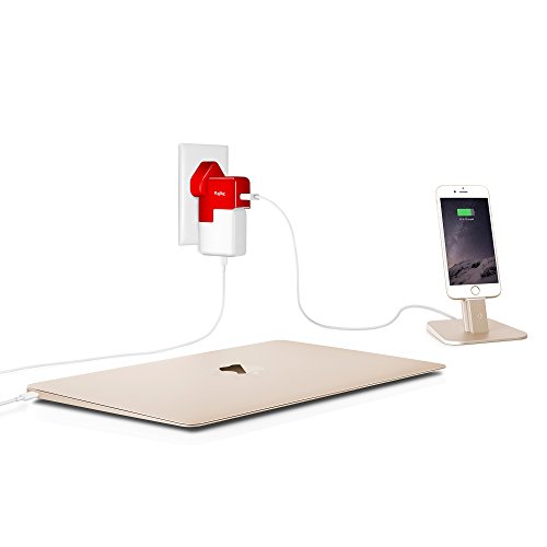 Twelve South PlugBug World | All-in-one MacBook global travel adapter + iPhone/iPad/USB charger