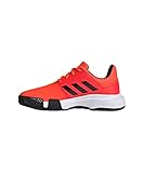 Textilfutter adidas Jungen Unisex Kinder Courtjam Xj Leichtathletik-Schuh, Mehrfarbig (Rojsol Negbás Ftwbla), 32 EU