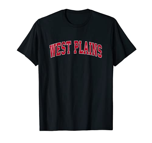 West Plains Missouri MO Vintage Sports Design Red Design T-Shirt