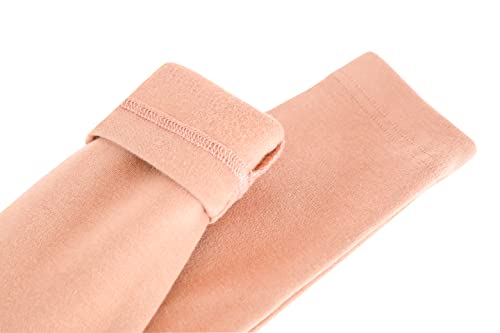 Image of Lilax Girls' Basic Long Sleeve Mock Turtleneck Cotton T-Shirt