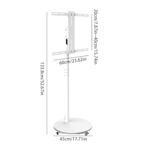 Soporte universal móvil para TV de pantalla plana miniatura 2