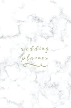 Wedding Planner: Gold Marble Wedding Planner; Small Blank Lined Notebook; Wedding Planning Notebook; Wedding Shower Gift, Engagement Gift for the ... the Bride, Mother of the Groom, Maid of Honor