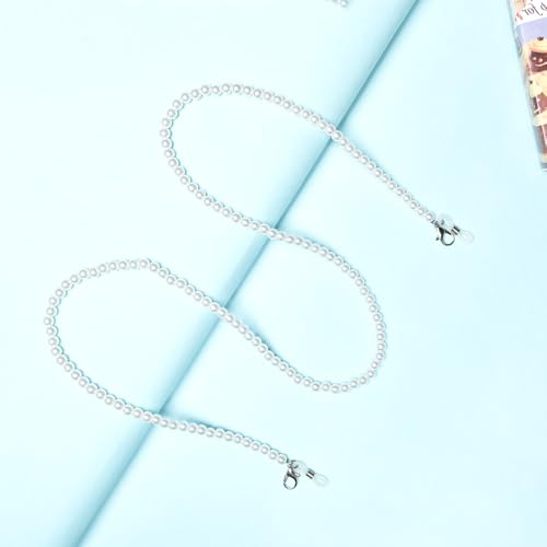 Image of Unisex Specs Holder Hook & Loop Anit Slip Eyewear Lanyard Beads Strap Chain