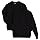 Hanes Mens Ecosmart Fleece Sweatshirt, Cotton-blend Pullover, Crewneck For Men, 1 Or 2 Pack Athletic-sweatshirts, Black - 2 Pack, Large US