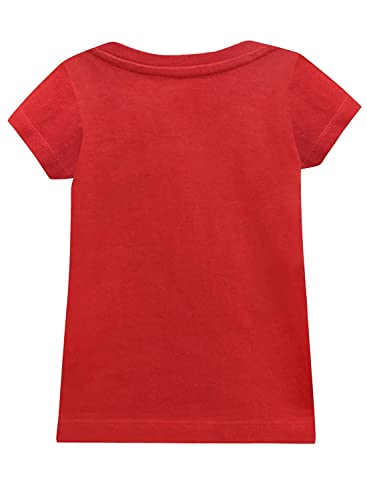 Image of A.T.U.N. (ALL THINGS UBER NICE) Girls Cotton Regular Fit Stylish Printed T-Shirt Cool & Breathable