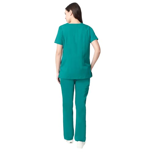 Image of Associated Uniforms /Uwears AQUA Women's Scrub Suit with 2 Way Stretch & Water /Fluid Repellent