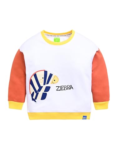 Image of Baby Boys Sweatshirt | Soft Cotton Pullover Top for Winter | Cute & Cozy Casual Wear for Kids