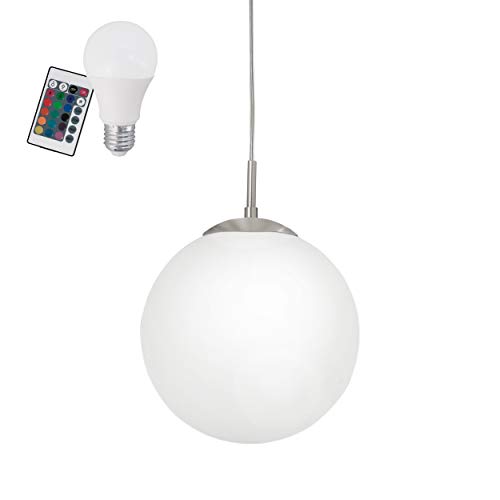 Preisvergleich Produktbild EGLO RONDO-RGB Hängeleuchte, Stahl, 7.5 W, weiß