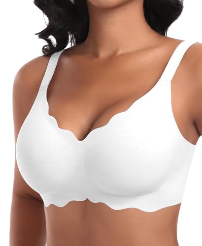 Ganado Sujetadores sin Aros Mujer Sujetador Push Up sin Costuras
