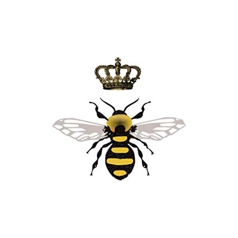 Set of 5 Queen Bee Iron-on Patches Cover