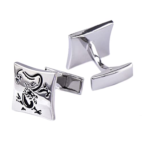 Mancuernillas de Cobre Daesar para Hombre diseño Dragón miniatura 1