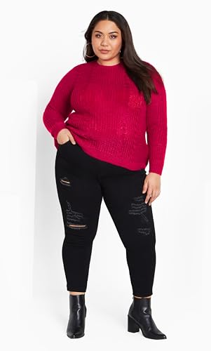 Women's Cable Knit Full Sleeves Sweater2