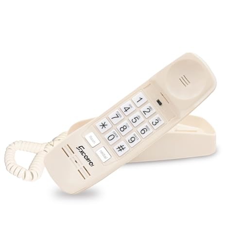 Excelltel Retro Corded Landline Phone, Vintage Wall Mount & Desk