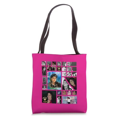 Bolso Tote Michael Jackson 703 con Estampa Posterior miniatura 1