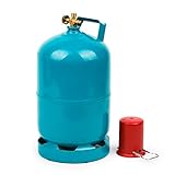 Leicht zu transportieren: Die Gaspatronen sind mit Halterungen oder Griffen ausgestattet, die das Transportieren der Flaschen ermöglichen.