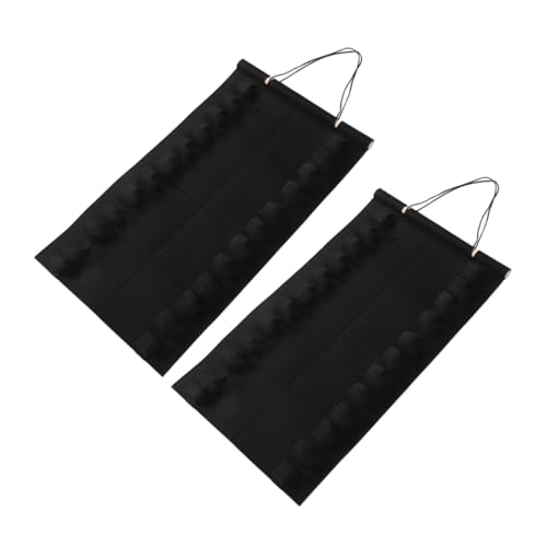 Support ceinture karaté pliable et solide en feutre noir